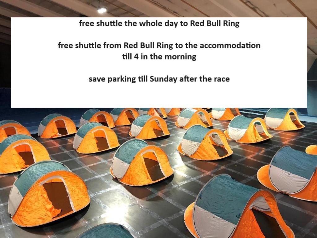 Hotel Indoor Camping Formel1 Motogp Spielberg Judenburg Exterior foto